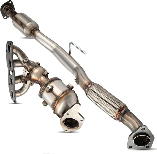 Vista 78 de PHILTOP Convertidor Catalítico de Ajuste Directo para Murano 2009 2010 2011 2012 2013 2014 3.5L, Cáscara de Acero Inoxidable Aluminio 203-1010