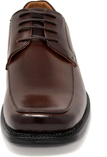 Vista 5 de Bruno Marc Zapatos de vestir clásicos de negocios con punta cuadrada para hombre