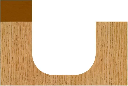 Vista 4 de Whiteside Router Bits 1374B - Broca para cuenco y bandeja, radio de 1/4 pulgadas, diámetro de corte de 3/4 pulgadas, longitud de corte de 5/8