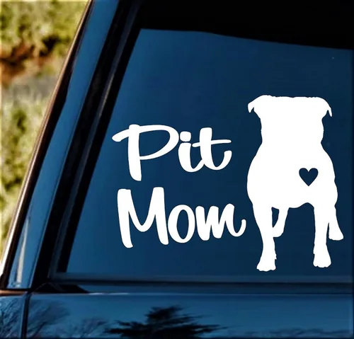 Vista 3 de Pit Bull - Calcomanía para ventana de coche de 6 pulgadas BG 101