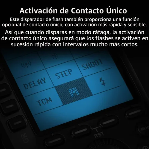Vista 6 de Godox XProII XProII-N Disparador de flash inalámbrico para cámara Nikon, transmisor de flash inalámbrico 2.4G HSS 1/8000S, conexión Bluetooth