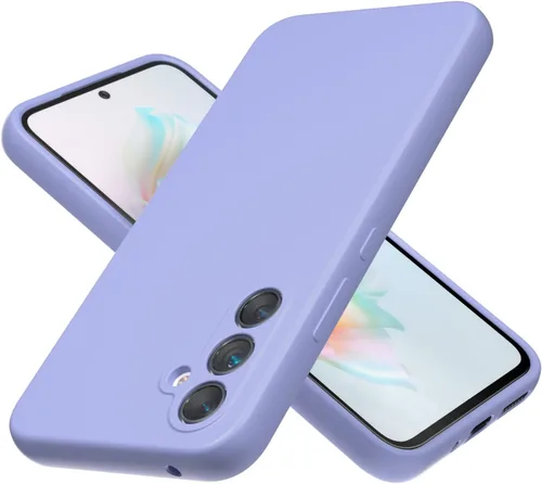 Vista 10 de Funda para Galaxy A54 5G de 6.4 pulgadas, silicona líquida suave protectora y forro de microfibra antiarañazos, a prueba de golpes, compatible