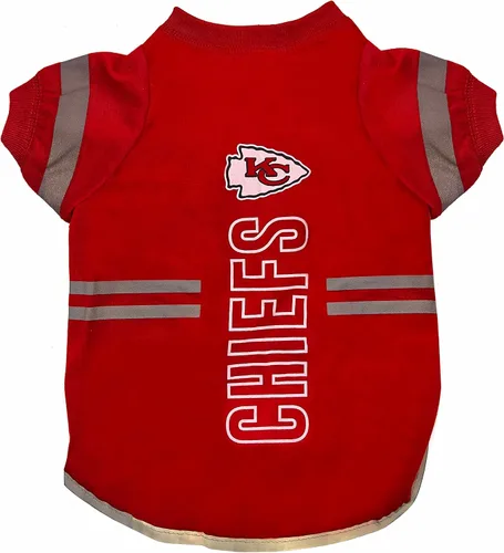 Vista 23 de Pets First NFL Chicago Bears Camiseta para Perro, Camiseta de Fútbol Americano para Perros y Gatos - Camiseta Deportiva Duradera para MASCOTAS - 3