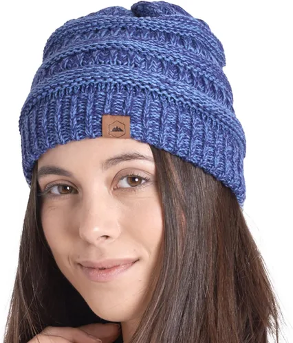 Vista 25 de Gorro de punto para mujer, cálido y suave, elástico, para clima frío de Tough Headwear