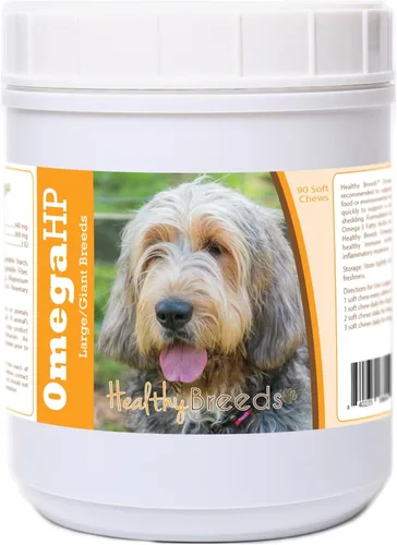 Vista 28 de Healthy Breeds Affenpinscher Omega HP - Masticables suaves para piel y pelaje, 60
