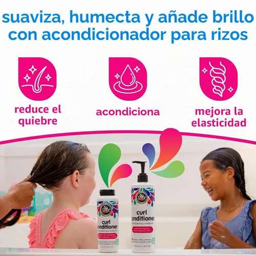 Vista 4 de So Cozy Paquete de champú y acondicionador de rizos para niños