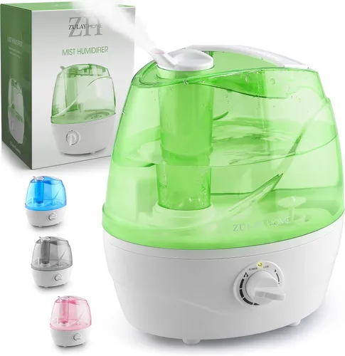 Vista 11 de Zulay Home Humidificadores de niebla fría para dormitorio (tanque de agua de 2.2L) - Humidificadores ultrasónicos silenciosos para habitación grande