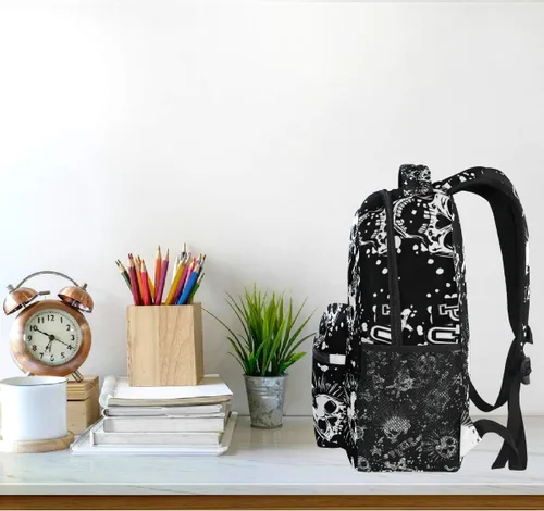 Vista 7 de Oarencol Mochilas americanas de béisbol para deportes, softbol, mochila escolar, viaje, universidad, bolsa de hombro para mujeres, niñas, hombres