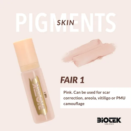 Vista 2 de Pigmento de piel para PMU y cubierta de cicatrices - Hecho en Italia - Color Fair 1 0.50 Fl.Oz. (0.5 fl oz)