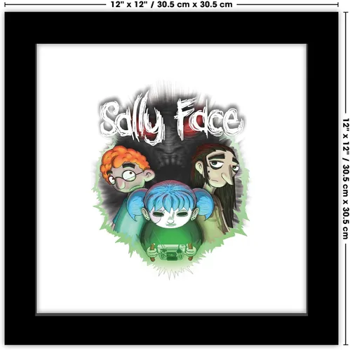 Vista 6 de Trends International Gallery Pops Sally Face - Póster de pared de The Wretched, 12.00 x 12.00 pulgadas, versión de marco negro