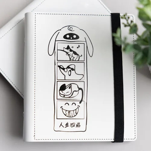 Vista 12 de Álbum de Fotos de Cabina de Fotos 2x6 - Cuaderno con Purpurina de 6 Anillos Carpeta Brillante con 20 Fundas para Fotos de 2 por 6 - Se Adapta a 80