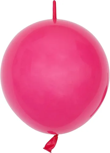 Vista 10 de IN-JOOYAA Globos de enlace rosa bebé de 12 pulgadas, 100 globos de látex de enlace rápido para sesión de fotos, baby shower, decoración de fiesta