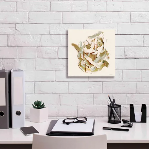 Vista 3 de Epic Graffiti Kamdon Kreations - Lienzo decorativo para pared, diseño giclée "Nested with Grace", 12 x 12 pulgadas