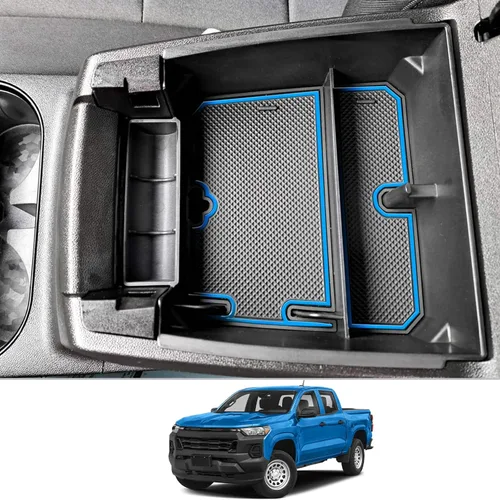 Vista 11 de CDEFG 2 piezas para 2025 2026 Chevy Colorado GMC Canyon Organizador de bandeja para consola central para 2023-2025 2026 Chevy Colorado GMC Canyon