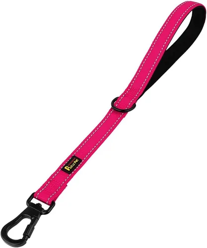 Vista 19 de PLUTUS PET Correa corta para perro, mango acolchado de nailon reflectante, correa de tráfico fuerte con clip de mosquetón, perfecta para perros Beige