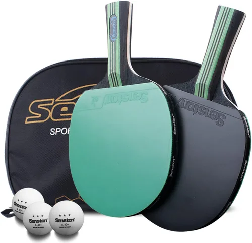 Vista 9 de Senston Paletas de ping pong para entretenimiento o competición - Juego de paletas de ping pong con velocidad avanzada, control Excellent Spin &