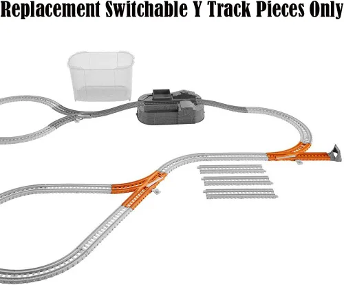 Vista 3 de Piezas de repuesto para Thomas The Train - FXX69 ~ Thomas & Friends Trackmaster Builder Bucket ~ Piezas de repuesto intercambiables en Y Track ~ 1