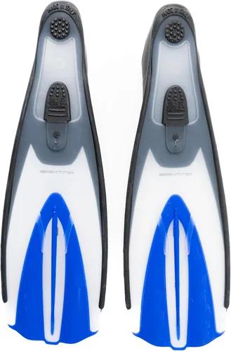 Vista 4 de Bonassi Anthias Fins - Color azul - Talla USA 2/3 - EU 34/35 - Aletas de bolsillo para adultos para nadar, bucear y roncar - Ultra ligeras perfectas