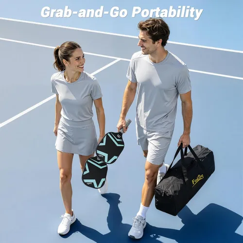 Vista 14 de Fostoy Pickleball Net, Pro Aluminum Frame with Dual-Side Tensioning System