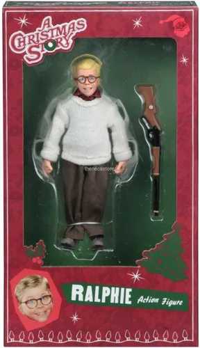 Vista 2 de Una historia de Navidad - Figura de acción vestida a escala de 8" - Ralphie - NECA