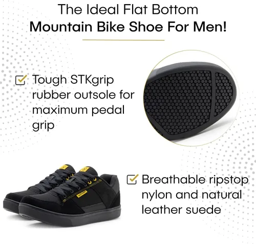 Vista 3 de Tommaso MTB & Gravel Cycling Shoes-Comfortable Mens Mountain Bike Shoes for Off-Road"-"Ride Concepts