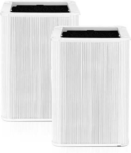 Vista 8 de Filtro de Reemplazo 121 Compatible con Purificador de Aire Blueair Blue Pure 121, Filtros HEPA 2-en-1 con Partícula y Filtro de Reemplazo de Carbón