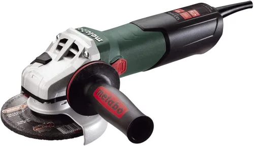 Vista 4 de Metabo WEV15-125 HT Amoladora angular, con traba, de 13.5 amperes, con 2800 a 9600 revoluciones por minuto, con elementos electrónicos y alto par