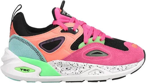 Vista 3 de PUMA Mujer TRC Blaze Speckle Lace Up Zapatillas Zapatos Casual - Multi, Rosa