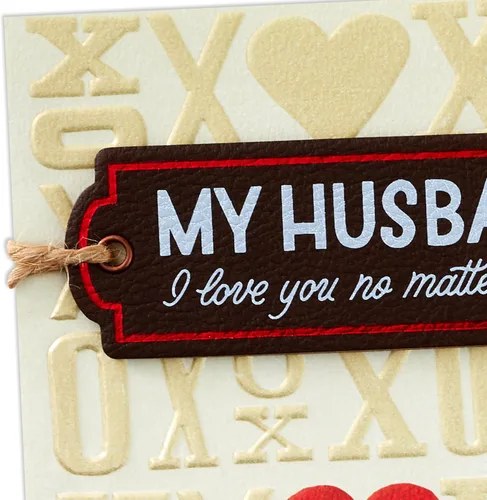 Vista 5 de Hallmark Tarjeta de San Valentín para marido (Love You No Matter What)