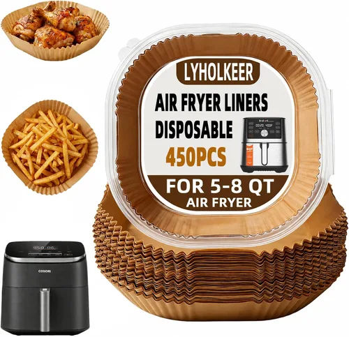 Vista 8 de LYHOLKEER Forros de silicona para freidora de aire Chefman de 6 cuartos de galón, Instant Pot Vortex Plus 6QT XL, 1 cesta cuadrada de silicona