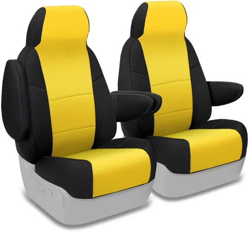 Vista 51 de Coverking Custom Fit cubierta de asiento para determinados modelos de Chevrolet – neopreno, Negro