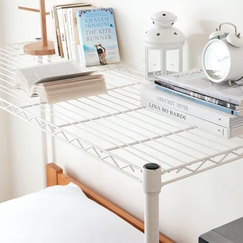 Vista 4 de DormCo Suprima® Estantería Ajustable - The Shelf Supreme - Blanco