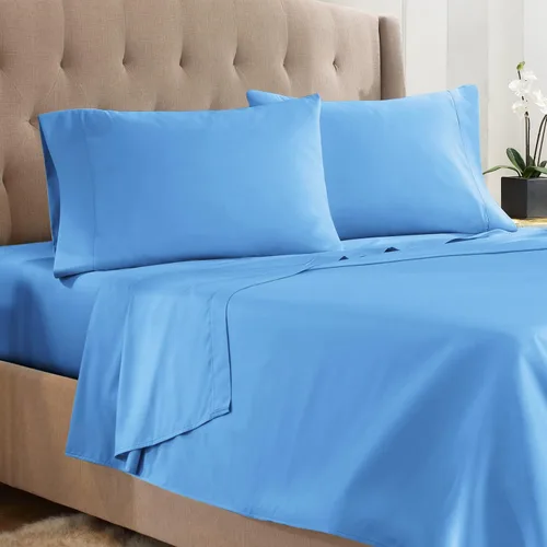 Vista 47 de Empyrean Juego de sábanas individuales - 110 GSM 4 piezas de sábanas para cama individual, sábanas de tamaño individual doble cepillado, sábanas