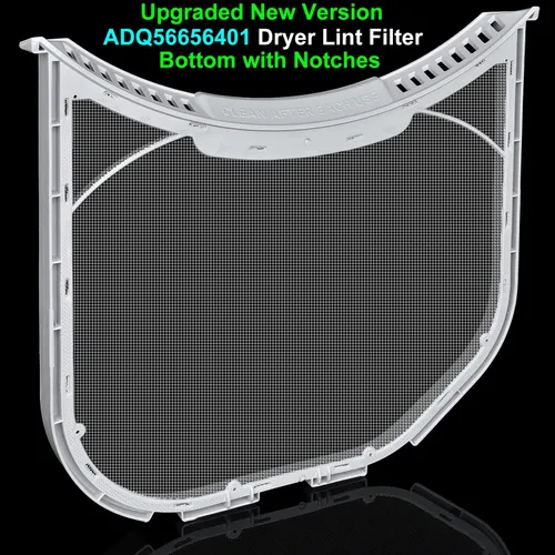 Vista 8 de ADQ56656401 Filtro de Pelusa de Reemplazo para Secadoras LG y Kenmore, Ultra Duradero Filtro de Pantalla de Trampa de Pelusa para Secadora, Nueva