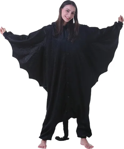 Vista 4 de ULEEMARK Unisex Adult Onesie Animal Pajamas One Piece Halloween Costumes Cosplay Christmas Sleepwear