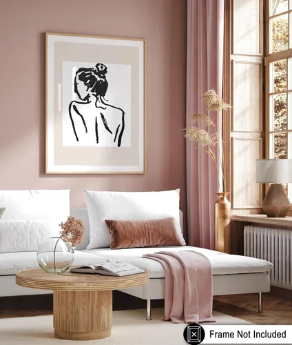 Vista 180 de Poster Master Faces Poster - Retro Women Print - Portrait Art - Sketch Illustration - Abstract Artwork - Woman Design - Chic Boho Design - Great
