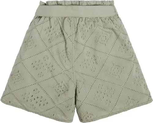 Vista 2 de GUESS Pantalones cortos bordados con ojal para niña