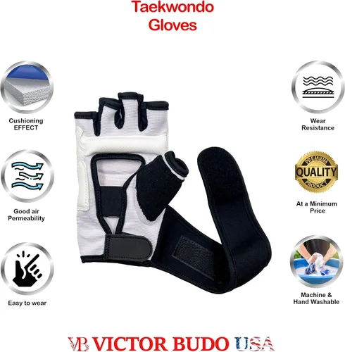 Vista 2 de Teka Taekwondo - Guantes de entrenamiento para boxeo, artes marciales para entrenamiento de boxeo para adultos y niños