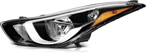 Vista 7 de Conjunto de faros delanteros LSAILON para Hyundai Sonata 2011-2014 Carcasa negra+92101-3Q000+luz alta: H1