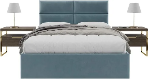 Vista 108 de Vänt - Paneles tapizados de cabecera para montar en la pared, diseño Elizabeth, 120 x 46 pulgadas, configuración de 16 paneles individuales