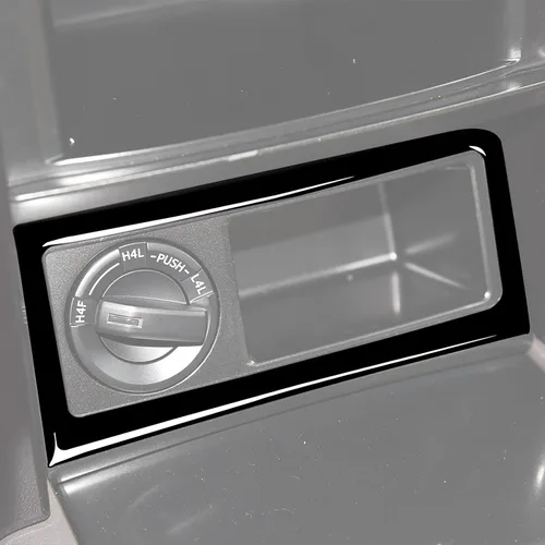 Vista 22 de Adhesivo decorativo ABS para salida de aire central de automóvil, compatible con Toyota Land Cruiser Prado 2010 2011 2012 2013 2014 2015 2016 2017