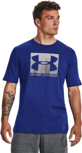 Vista 5 de Under Armour Camiseta UA Boxed Sportstyle para hombre (004) negro/amarillo de alta visibilidad