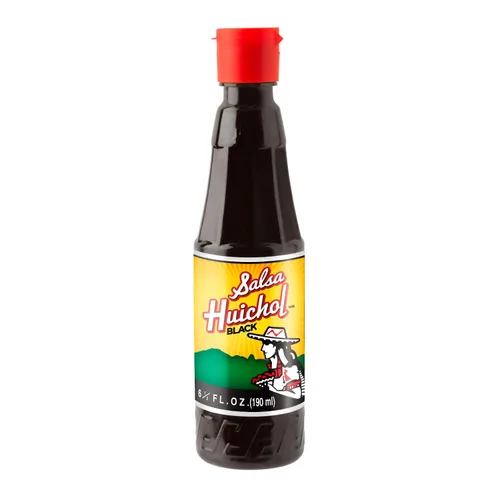Vista 3 de Huichol Salsa Negra - Paquete de 3 unidades, importado de México