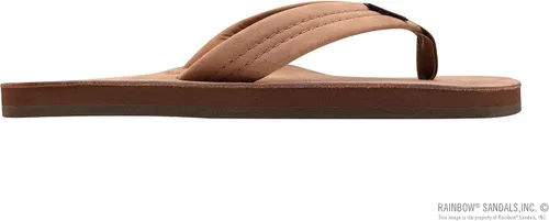 Vista 4 de Rainbow Sandals Cuero de lujo para hombre - Soporte de arco de una sola capa