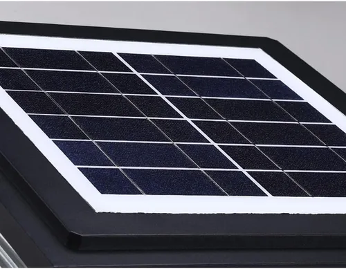 Vista 6 de Luces de poste al aire libre, luz solar de cabeza de poste moderna de acero inoxidable IP55, lámpara de pilar impermeable al aire libre, villa