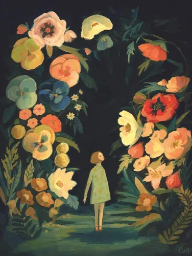 Vista 8 de New York Puzzle Company - Dream World Eleanor's Room - Rompecabezas de 1000 piezas para noches de juego familiares por Emily Winfield Martin
