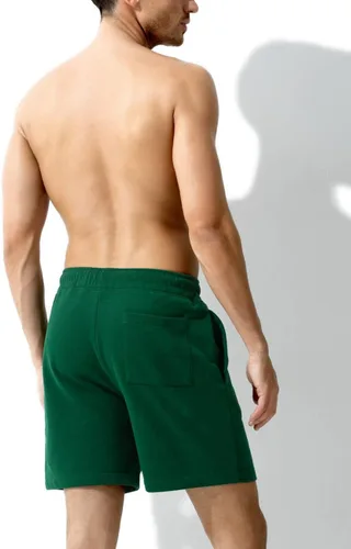 Vista 3 de Arjen Kroos Pantalones cortos deportivos de algodón para hombre, pantalones cortos de gimnasio para hombre, 7 pulgadas de entrepierna, pantalones