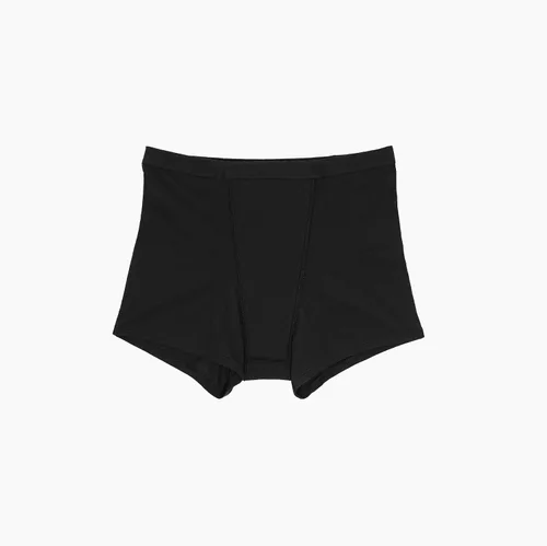 Vista 4 de saalt Ropa interior de algodón para dormir de corta duración, súper absorbente, reutilizable, cómoda, flujo menstrual, maternidad, posparto