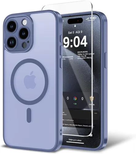 Vista 131 de Funda para iPhone 11 con protector de pantalla, compatible con MagSafe, ultra delgada, translúcida, mate, a prueba de golpes, color negro