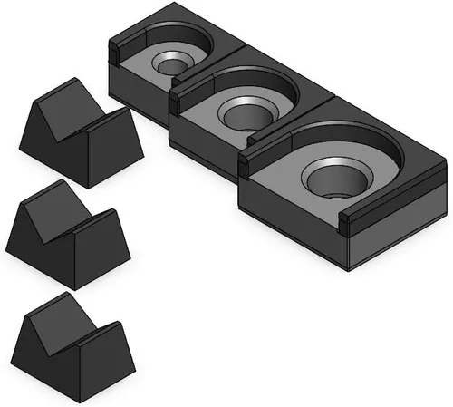 Vista 9 de Kit Organizador de Trinquete MagAttach (1/2", Negro/Negro)